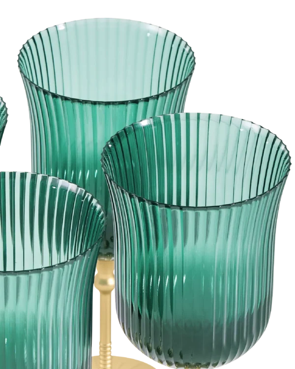 Sun Glasses Wine Set of 4 / Parisian Green
